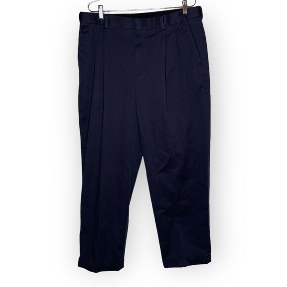 L.L. Bean Navy Pants size 36 - Picture 1 of 4